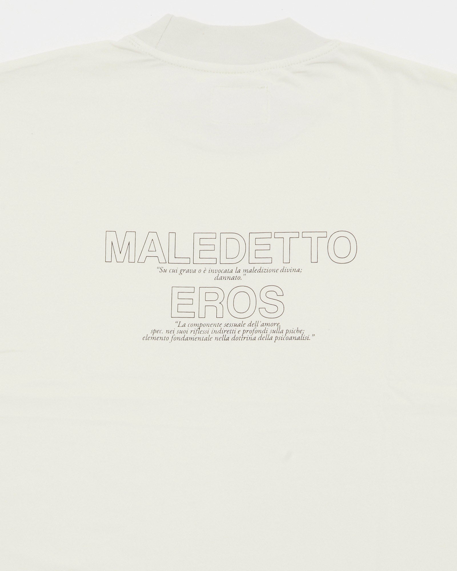T-SHIRT MALEDETTO EROS (Bianca)