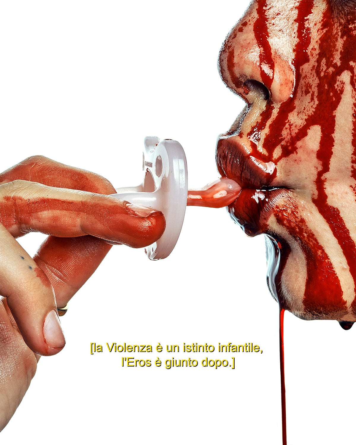 [la Violenza è un istinto infantile, l'Eros è giunto dopo.]